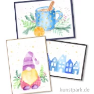 Artikelbild des Artikels “Kreativ Workshop - Aquarell XMAS Karten gestalten - 07.11.26 “