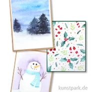 Artikelbild des Artikels “Kreativ Workshop - Aquarell XMAS Karten gestalten - 13.11.26 “