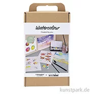 Artikelbild des Artikels “Aquarellmalerei Starter Set mit Farben, Papier und Pinsel “