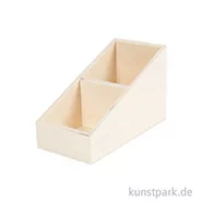 Artikelbild des Artikels “Aufbewahrungskiste aus Holz - Klein mit 2 Fächern “