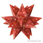 Artikelbild des Artikels “Aurelio-Stern Bastelset - Winterzauber Rot, 14,8x14,8 cm, 115g “