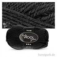 Artikelbild des Artikels “Wolle 100% vom australischen Merinoschaf, extra weich - 50 g 172 m | Schwarz“