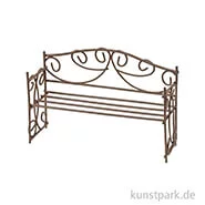 Artikelbild des Artikels “Miniatur Bank aus Metall - Rost, 10x6x3 cm “