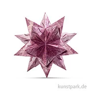 Artikelbild des Artikels “Bascetta-Stern Bastelset - Lila-Winterornament Silber, 90g 15 x 15 cm“