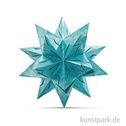 Artikelbild des Artikels “Bascetta-Stern Bastelset - Türkis-Winterornament Kupfer, 90g 15 x 15 cm“