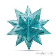Artikelbild des Artikels “Bascetta-Stern Bastelset - Türkis-Winterornament Kupfer, 90g 20 x 20 cm“