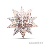 Artikelbild des Artikels “Bascetta-Stern Bastelset - Weiß-Sterngrafik Kupfer, 90g 15 x 15 cm“