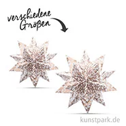 Artikelbild des Artikels “Bascetta-Stern Bastelset - Weiß-Sterngrafik Kupfer, 90g “