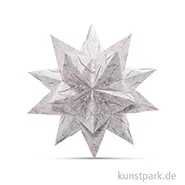 Artikelbild des Artikels “Bascetta-Stern Bastelset - Weiß-Winterornament Kupfer, 90g 15 x 15 cm“