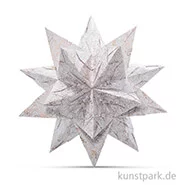 Artikelbild des Artikels “Bascetta-Stern Bastelset - Weiß-Winterornament Kupfer, 90g 20 x 20 cm“