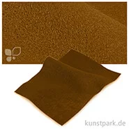 Artikelbild des Artikels “Bastelfilz 20x30 cm, 2mm Einzelbogen | Mittelbraun“