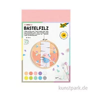 Artikelbild des Artikels “Bastelfilz in Pastellfarben, 20 x 30 cm, 10 Blatt, 150g “