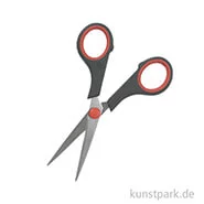 Artikelbild des Artikels “Bastelschere - Basic, Spitz mit gummierten Innengriff, 13 cm “