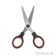 Artikelbild des Artikels “Bastelschere - Basic, Rund mit gummierten Innengriff, 13 cm “