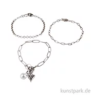 Artikelbild des Artikels “Schmuck Bastelset Armbänder Click + Match, Silber “