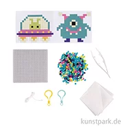Artikelbild des Artikels “Bastelset Bügelperlen, Glow in the dark, 2 Motive, Monster “