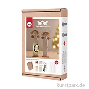 Artikelbild des Artikels “Bastelset Engelmanufaktur - 2 Weihnachtsengel Figuren aus Gips “