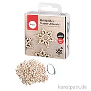 Artikelbild des Artikels “Bastelset Holzperlen Sterne Classic, Material für 3 Perlensterne, 8 cm “