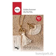 Artikelbild des Artikels “Bastelset Kette Golden Summer, 60 cm Kette mit 2 Anhängern “