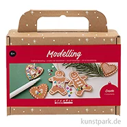 Artikelbild des Artikels “Bastelset Weihnachten - Lebkuchenfiguren Modellieren, Braun “