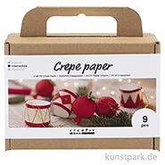 Artikelbild des Artikels “Bastelset Weihnachtsschmuck aus Krepppapier “