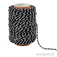 Artikelbild des Artikels “Baumwollschnur, 1,1 mm, 50 Meter Schwarz-Weiß“