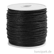 Artikelbild des Artikels “Baumwollschnur gewachst, Schwarz, 1 mm, 40 Meter “