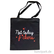 Artikelbild des Artikels “Baumwolltasche, Schwarz, Bedruckt, Design, Not today “