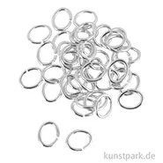 Artikelbild des Artikels “Biegering 4x6 mm, 40 Stück Versilbert “
