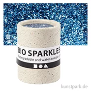 Artikelbild des Artikels “Flitter aus Eukalyptus-Zellulose, 10 g Einzelfarbe | Blau“