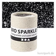 Artikelbild des Artikels “Flitter aus Eukalyptus-Zellulose, 10 g Einzelfarbe | Schwarz“