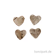 Artikelbild des Artikels “Birkenrinde Herzen, 15 Stück, 3 cm “