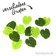 Artikelbild des Artikels “Blätter aus Filz - Grünmix, 12 Stück “