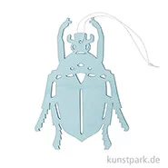 Artikelbild des Artikels “Blauer Aaskäfer aus Holz mit Hänger, Länge 15 cm “