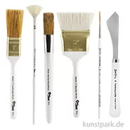 Artikelbild des Artikels “Bob Ross Pinselset Landschaft I, Pinsel + Malspachtel, 6-teilig “