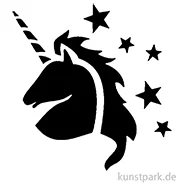 Artikelbild des Artikels “Bodypainting-Schablone - Einhorn “