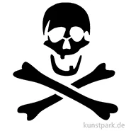 Artikelbild des Artikels “Bodypainting-Schablone - Totenkopf “