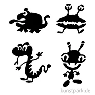 Artikelbild des Artikels “Bodypainting-Schablonen Set Aliens “
