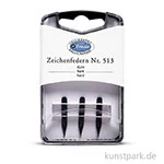Artikelbild des Artikels “BRAUSE Zeichenfeder, 3 Stück 513 - hart“