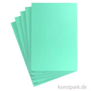 Artikelbild des Artikels “Briefkartenkarton Gerippt, DIN A4, 5 Blatt, Mint, 220g “