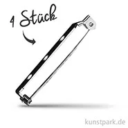 Artikelbild des Artikels “Broschennadel mit Steg und Sicherheitsverschluss - Platin Länge 30 mm - 4 Stück“