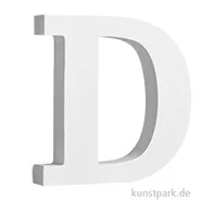 Artikelbild des Artikels “Buchstaben aus MDF Holz, Weiß, Höhe 11 cm, Stärke 2 cm Einzeln | D“