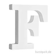 Artikelbild des Artikels “Buchstaben aus MDF Holz, Weiß, Höhe 11 cm, Stärke 2 cm Einzeln | F“