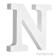 Artikelbild des Artikels “Buchstaben aus MDF Holz, Weiß, Höhe 11 cm, Stärke 2 cm Einzeln | N“