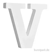Artikelbild des Artikels “Buchstaben aus MDF Holz, Weiß, Höhe 11 cm, Stärke 2 cm Einzeln | V“