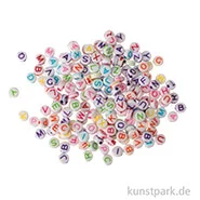 Artikelbild des Artikels “Buchstaben Perlen, Alphabet farbig, 5 x 2 mm, 50 g “
