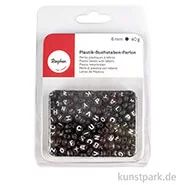 Artikelbild des Artikels “Buchstaben-Perlen aus Kunststoff, Schwarz, 6 mm, 40 g “