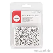 Artikelbild des Artikels “Buchstaben-Perlen aus Kunststoff, Weiß, 6 mm, 40 g “