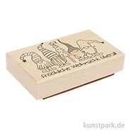 Artikelbild des Artikels “Butterer Stempel - Es wichtelt, Holz, 6 x 10 cm “