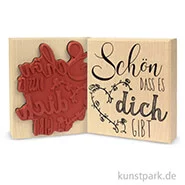 Artikelbild des Artikels “Butterer Stempel - Schön dass es Dich gibt, 8x9 cm “